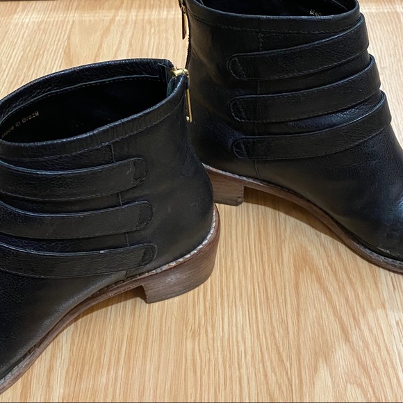 Loeffler Randall Black Fenton Buckle Black Boots Size 6 - Picture 10 of 12